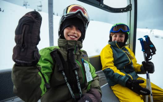 With 70 percent of Snowbasin's trails for beginner and intermediate skiers, there’s plenty of space for your family to play together.
