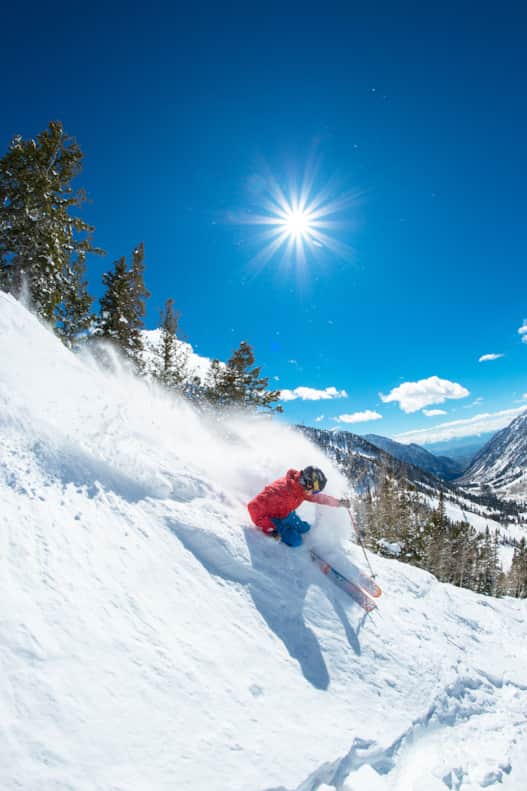 Little Cottonwood consistently has deepest snow and the longest season in Utah.