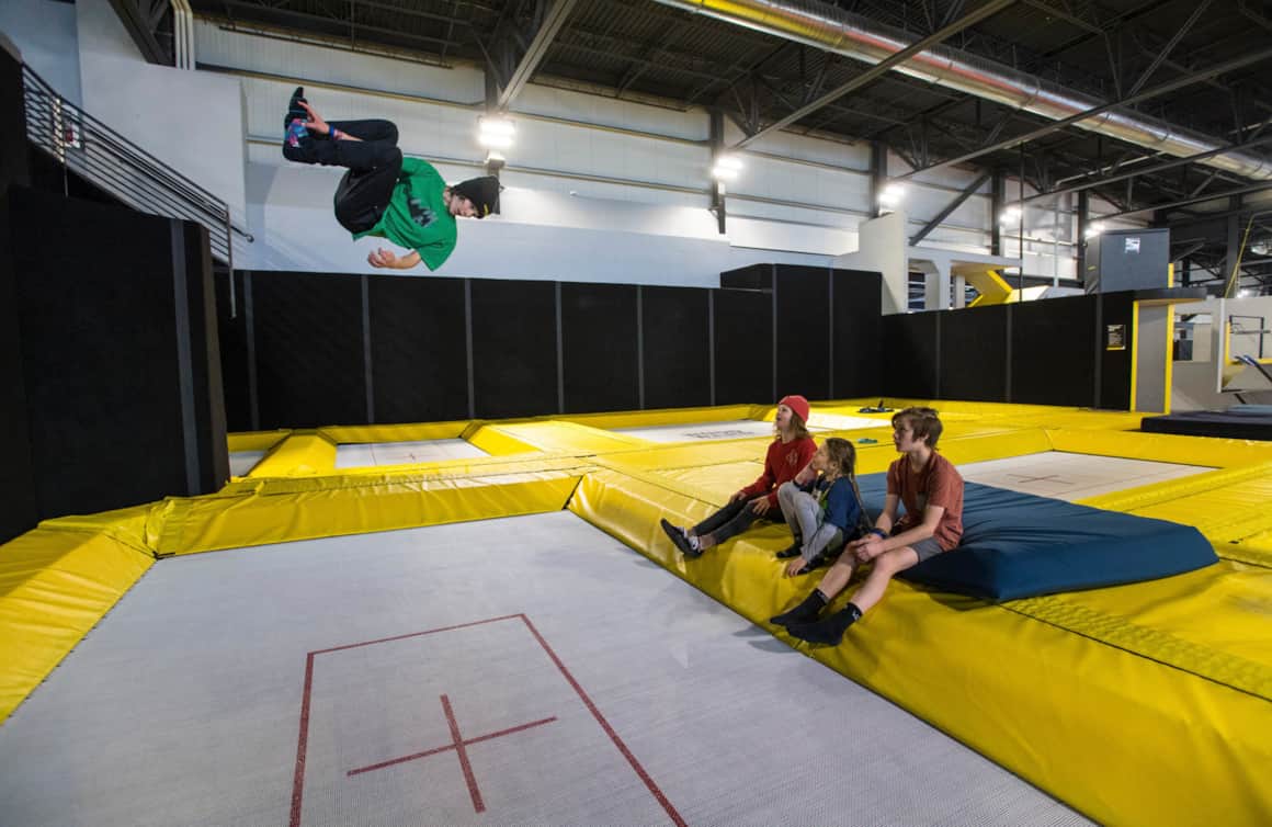 Woodward's indoor and outdoor facilities support skateboarding, BMX, scooter and parkour.