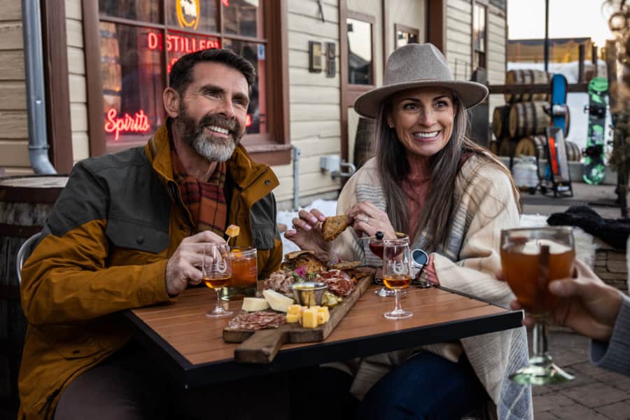Enjoy a whiskey flight before your Sundance flick at High West Distillery.