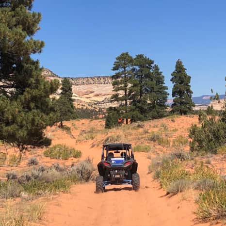 Take an ATV tour to Peek-a-Boo Slot Canyon