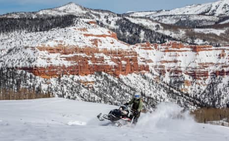 Whether you own a vehicle or need to rent one, Southern Utah provides the perfect landscape for snowmobiling.