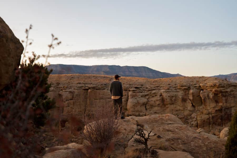 Overlooking the San Rafael Swell near the Rochester Panel.