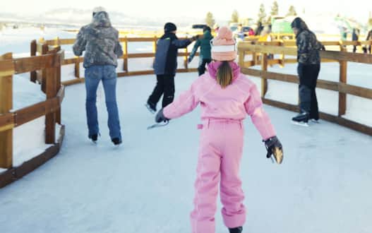 At Ruby's Inn, you can take a glide around their ice ribbon, located just outside Bryce Canyon National Park.