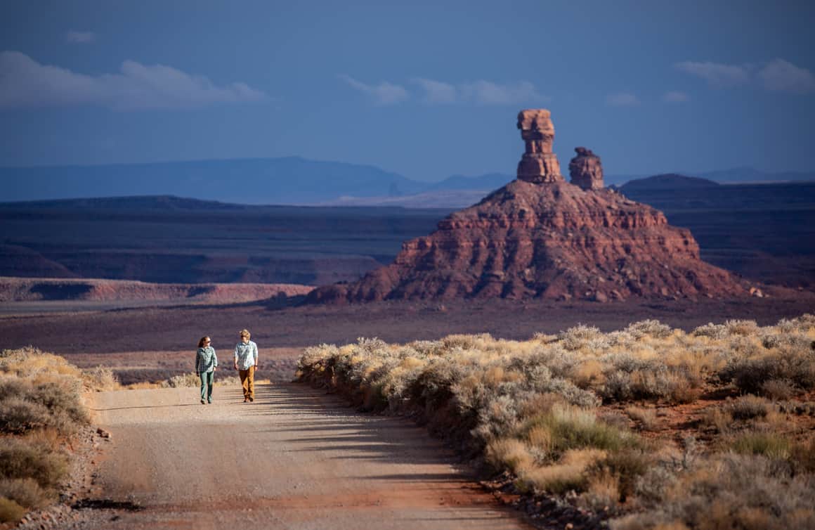 Don't forget southeastern Utah this winter, where you'll find idyllic sandstone structures and solitude at the Valley of the Gods.