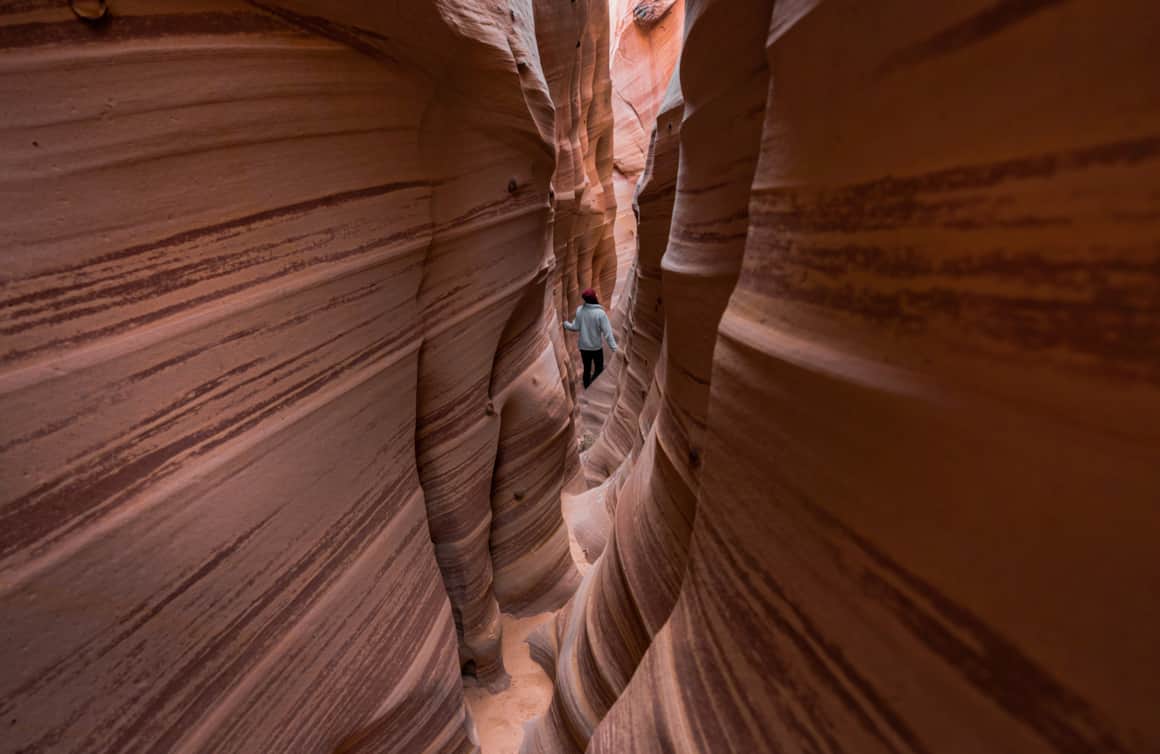 Zebra Slot Canyon in Grand Staircase-Escalante National Monument