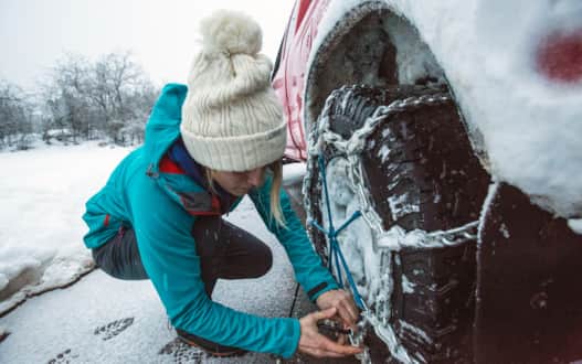 Utah’s mountains receive frequent, heavy snowfall — so make sure your vehicle has four-wheel drive and/or is equipped with chains or snow tires.